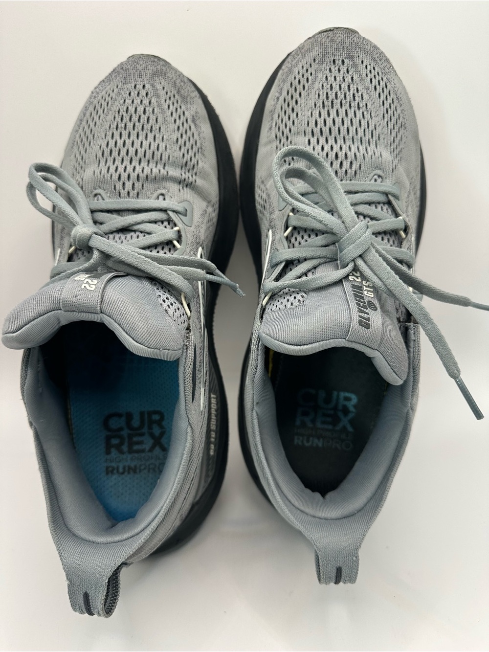 Brooks Glycerin 22 Grey Men's Running Sneakers with Black Sole - Picture 6 of 8